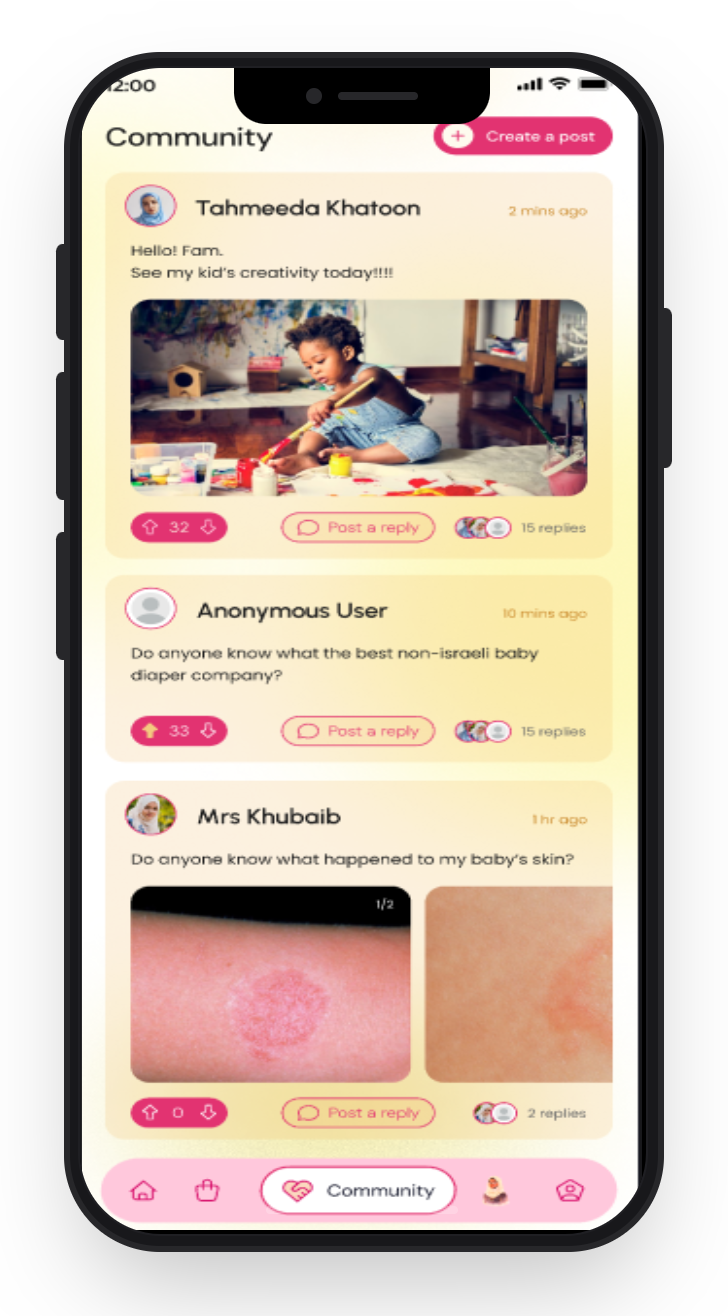 Pambuddy کمیونٹی screen